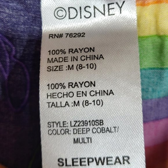 Disney Rainbow Stitch satin sleep shorts - Picture 3 of 3